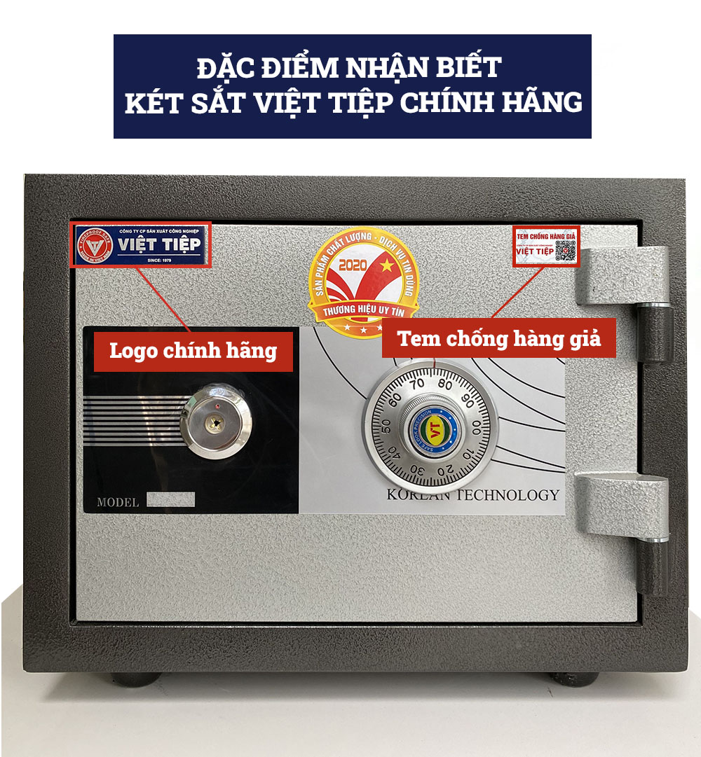 Đặc điểm nhận biết két sắt Việt Tiệp chính hãng